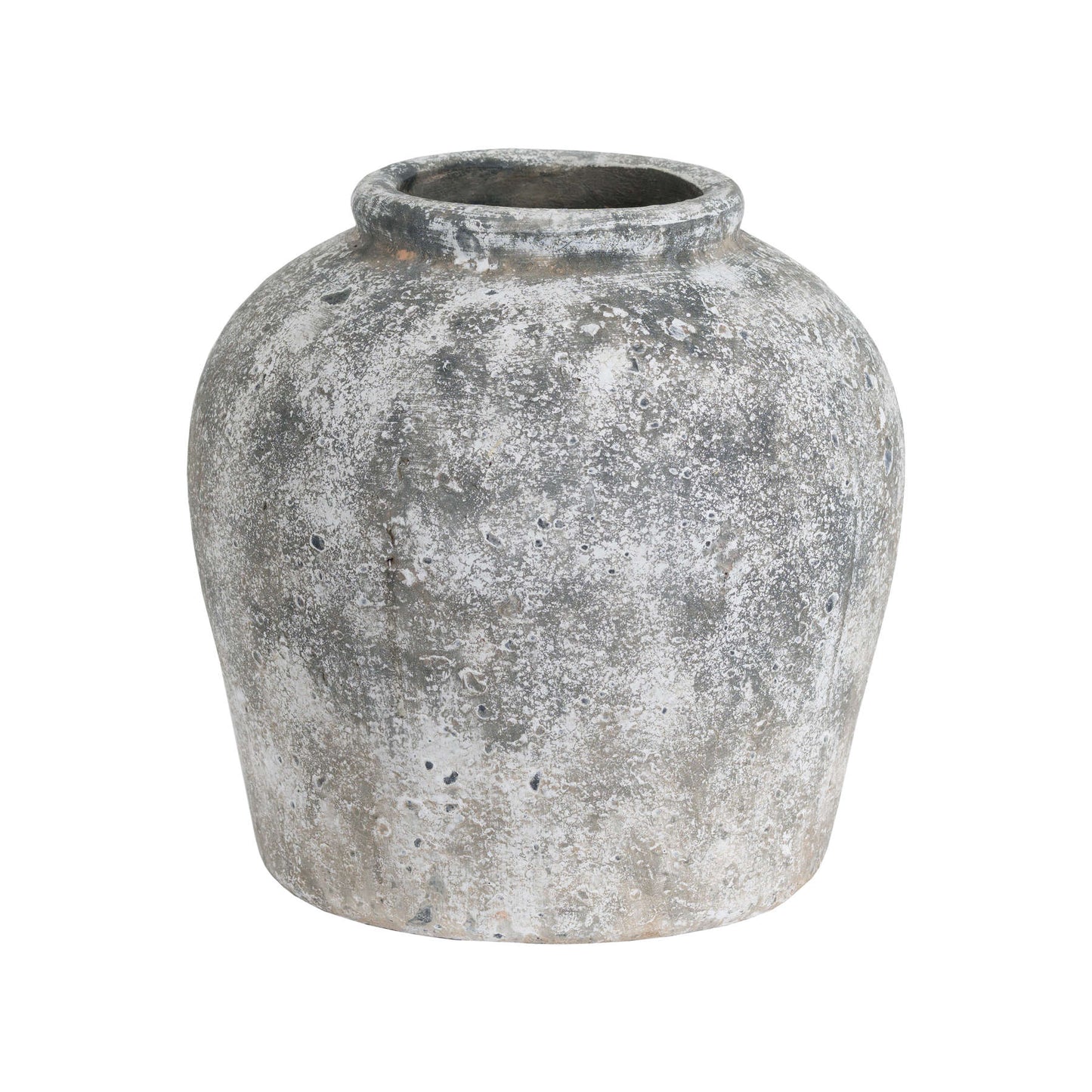 Ceramic Grey Stone Earthy Textured Extra Large Vase
