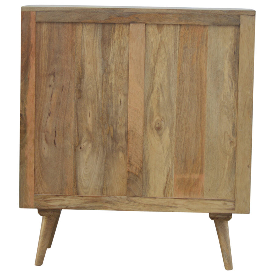 Nordic 9 Drawer Solid Wood Chest Of Drawers In Oak Finish